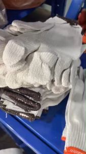 (Three Hands) GL-63 Bleached Cotton Gloves for Hand Protection (Per Pair)