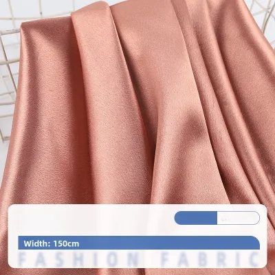 Thickened Crystal Satin Polyester Drapey Shiny Stage Costume Hanfu Dress Fabric with Good Quality Standard for Spring Autumn Use