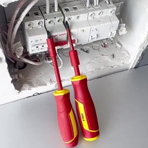 Insulated Screwdriver Set Magnetic Phillips Slotted Bits Interchangeable Multi-Purpose Electrician Tool Motorcycle Repair