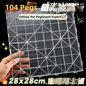 XUEDELE | Large Thick Heat-Resistant Transparent Beads Board