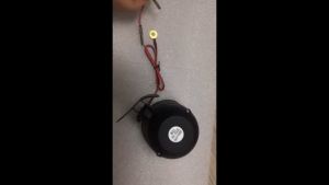 ซื้อ 1 แถม 1 แตร ไซเรน กลม แบบ 1 เสียง อเนกประสงค์ DC 12v. 15w.