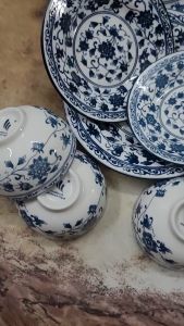 DĨA SÂU TRÒN GỐM SỨ 4D HỌA TIẾT HOA KHAI PHÚ QUÝ    ( ĐỦ SIZE 6789)