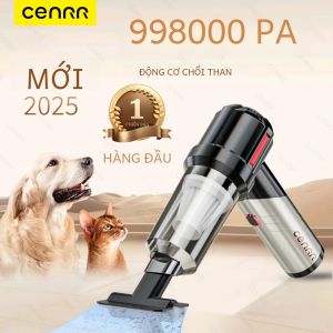 Máy Hút Bụi Ô Tô Không Dây Mini CENRR 998000 Bộ Lọc HEPA Cầm Tay Không Dây PA Chức Năng Khô Và Ướt Máy Làm Sạch Xe Tại Nhà