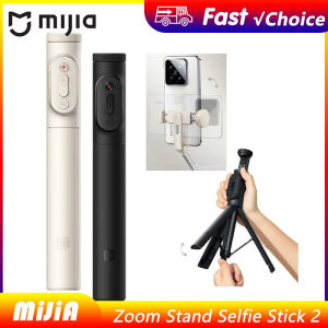 New Mijia Zoom Stand Selfie Stick 2 Tripod 230g Bluetooth Remote Foldable Extendable 830mm Max Monopod 360° Stable Stick