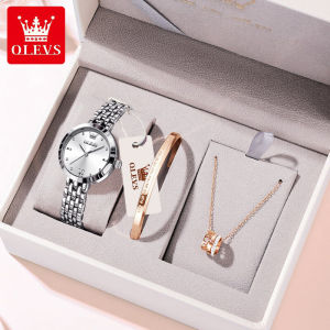 OLEVS Watch For Women Waterproof Casual Korean Style Original 2024 Sale Stainless Steel Strap Quartz Small Dial Buy 1 Take 2