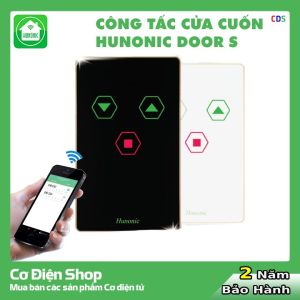 Công Tắc Cửa Cuốn Wifi Hunonic Door S - Phiên Bản Mới 2024 - Bảo Hành 24 Tháng