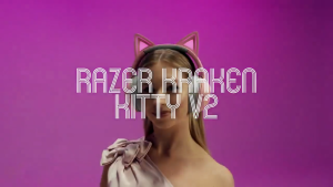 Razer Kraken Kitty V2 BT Wireless RGB Headset | 40hrs Battery Life | Noise Cancelling Mics