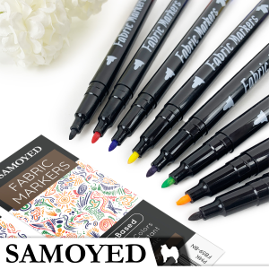 Pena / Spidol Warna Tekstil / Kain / Kaos / Topi / Sepatu / Kanvas / Textile / Fabric / Shirt / Hat / Shoe / Canvas Pen / Marker Samoyed PMK-FB59