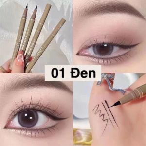 DazHom Elecool cửa hàng beautyiu Bút kẻ mắt tự nhiên mảnh mai chống mồ hôi Bút kẻ mắt nhanh khô trang điểm đẹp tự nhiên Bút kẻ mắt làm đẹp trang điểm đẹp bảo vệ màu Bút kẻ mắt