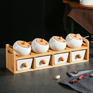 YALINJIAJU | Double Layered Seasoning Container Set