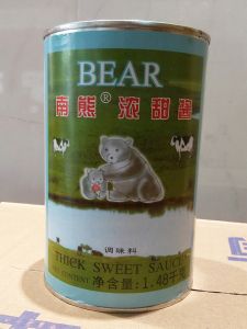 Sweet Condiment Jam 1480g Can South Bear Flavored Grains Dessert Topping Condiment from Wenchang Hainan Non-Organic Food