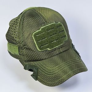 Topi tactical coak kuning bahan kombinasi cordura stretch dan double mesh kualitas premium