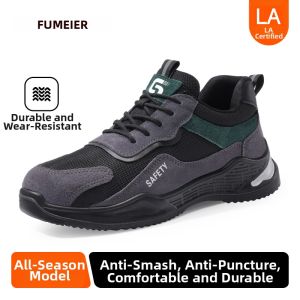 GUYISA | Puncture-Resistant Light Insulated Safety Shoes Steel Toe Breathable