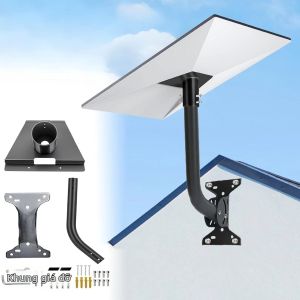 Giá Đỡ Gắn Tường Dài Starlink Gen 3 Bộ Chuyển Đổi Ống Vệ Tinh Gắn Mái Ngoài Trời Giá Đỡ Kim Loại Thép Không Gỉ