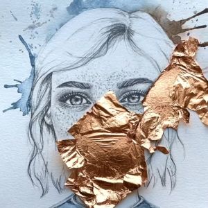 imitation Gold Foil Gold Foil Paper gold leaf () Gilding Craft Decor DIY Nail Art