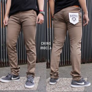 CELANA PANJANG PRIA CHINO  BAHAN CHINO MELAR PAHA