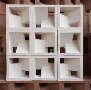 Roster beton Lubang angin Variasi motif  &  Warna abu putih merah  / Hiasan dinding / Dekorasi rumah