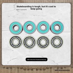 RMT | Steel Light Precision Low Friction High Speed Long Lasting Corrosion Resistant Skateboard Bearings