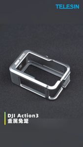 Khung hợp kim nhôm TELESIN bảo vệ Dji OSMO ACTION 3 4 Chuyên Dụng cứng cáp