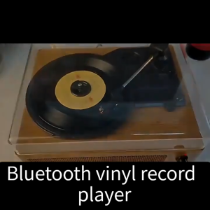 Middix Vinyl player Bluetooth speaker retro record player phonograph built-in speaker turntable player Built-in Speaker