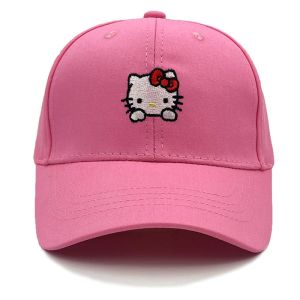 New Childrens Sanrio Hello Kitty Kuromi Cap Cotton Cartoon Cinnamoroll Baseball Cap For Kids