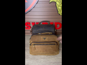 Rush Rider Full Grain Cow Leather Sling Bag Men Shoulder Bag CrossBody Messenger