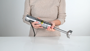 ROUNY Powerful Hand Immersion Blender4-in-1 Stainless Steel Stick Food Mixer700ml Mixing Beaker500ml ProcessorWhisk MAX 1200W