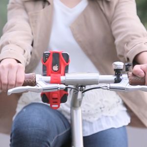 Bone-Tie2/4 ที่ยึดมือถือกับแฮนด์จักรยาน 4.0~6.5" และ 4.7~7.2" นิ้ว/วัสดุซิลิโคน/ไม่ต้องใช้อุปกรณ์ติดตั้ง