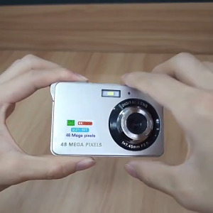 HD 48MP Digital Camera with 2.7" Large Screen Camcorder Camera 8x Zoom Anti Shake Portable Compact Camera Auto Focus Camera with 32GB Card