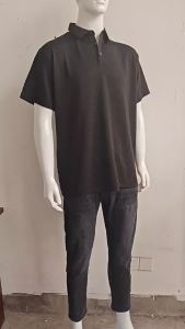 TEMU Summer Advanced New Mens Ice Silk Lapel Polo Shirt Mens Short Sleeve T Shirt Menswear Clothing Top