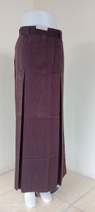 ROK PRAMUKA SMP SMA COKLAT PANJANG SPAN DEPAN DUA SERAGAM SEKOLAH KAIN HIGH TWISS