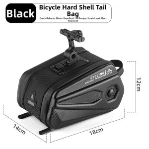 West Biking | Hard Shell Rear Seat Bag Large Capacity