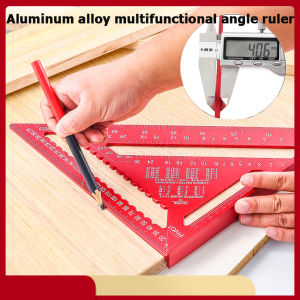 24H shipping！Kapro 7/12inch Triangle Ruler Thickened Aluminum Alloy Swanson Speed Square Metric Joiner Angle Marking Gauge For Woodworking