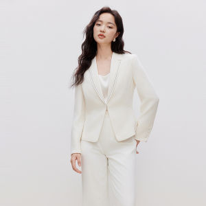 Koradior | Elegant Business Casual Single Button Blazer