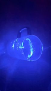 LED Mini Fishing Lure Trap Light LED Eye Shape Fishing Squid Bait Luminous Lure Lamp Sport