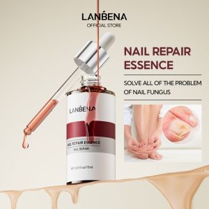 Lanbena Nail Repair Essence Serum Fungal Treatment Remove Onychomycosis Toe Nourishing Brighten Hand Foot Skin Care 15ML