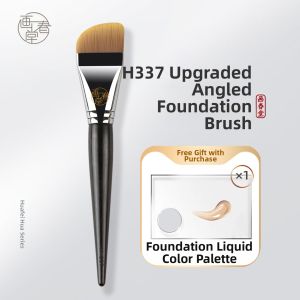 HUACHUNTANG | Flat Head Crescent Powder Foundation Brush
