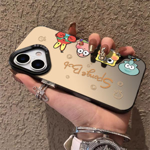 SpongeBob SquarePants Anti-Fall Frosted Phone Case for Apple 17 iPhone 16 pro Max New 15 Creative 14 plus Cartoon 13 Frosted 12 pro