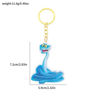 1pc/5pcs Disney Zootopia 2 Fashion Acrylic Keychain Versatile Cute Key Holder Innovative Design Animal City Themed Keyring