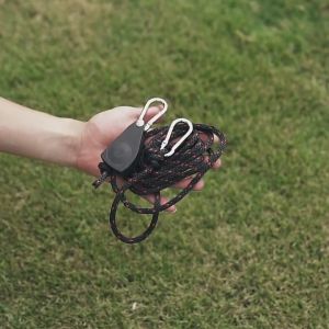 katrol 5M guyline stopper buckle carabiner flysheet tali tenda camping rope quickdraw