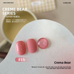 Sơn Gel Móng Tay MIANEL Cute Cub Cream 12ML 1-16 Chiếc Phong Cách Mùa Hè Macaron Dopamine Trắng Đỏ Sơn Gel Nhựa Không Chứa Hóa Chất Có Hại