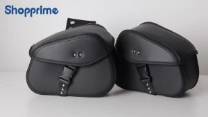 Universal PU Electric Motorcycle Saddlebag Side Tool Luggage Package Saddle For Harley Suzuki Kawasaki CMX500 Honda Yamaha Bag