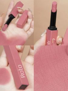 Early Eight Lipstick Peach Fig No Flower Low Saturation Brown Lip Mud Student Non-Stick Cup White Appearance White Peach Fig