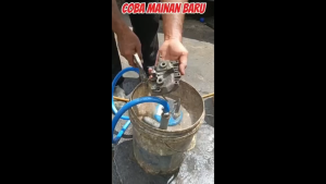 gun vapour blasting set pompa+selang tinggal pakai