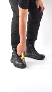 Size 39-46 Mens Fashion Boots Anti Impact High Top Leather Shoes Lightweight and Breathable Shoes