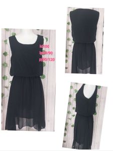 Dress sifon hitam