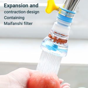 360° Rotating Faucet Filter - Anti-Splash Water Saver for Kitchen and Home⚡PH deliveryIn stock⚡
