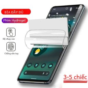3-5 Miếng Phim Hydrogel Bảo Vệ Màn Hình Cho Google Pixel Series Clear HD Phim Bảo Vệ Chống Vỡ Cho Pixel 8 Pro 7 Pro 8A 7A 6A 6 Pro 5 5A 4A 5G 4 XL