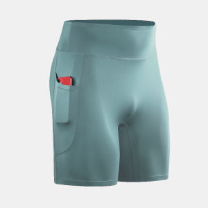 High Elasticity Quick Drying Fitness Leggings for Men Polyester Compression Shorts with High Waist and Breathable for Running Cycling and Yoga