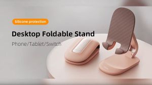 🥇✅SG READY STOCK✅Hagibis Foldable Cell Phone Stand Desktop Phone Stand mini Adjustable cute Holder for iPhone 13/12/11 Pro Max Samsung Tablets